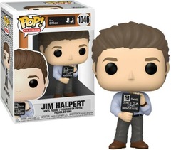 Pop! Television The Office - Jim Halpert (#1046) With Nonsense Sign (used, see description)